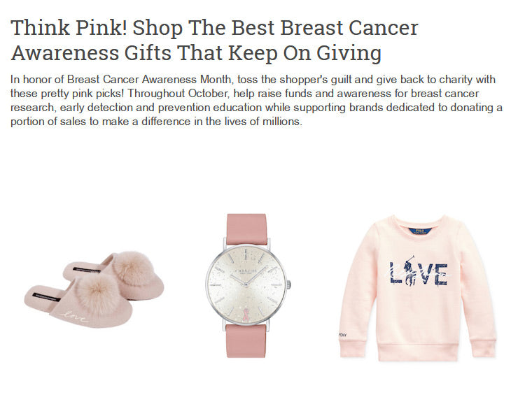 Best Breast Cancer Awareness Gifts
