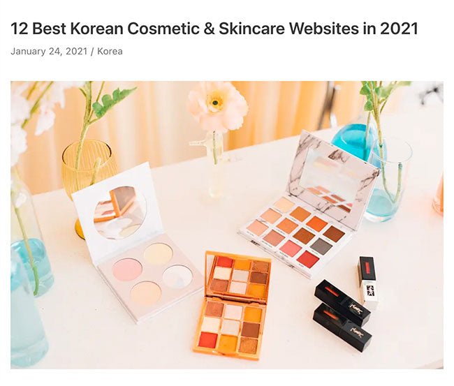 12 Best Korean Cosmetic & Skincare Websites in 2021