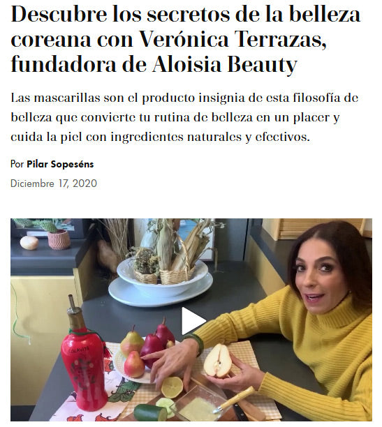 Descubre los secretos de la belleza coreana con Verónica Terrazas, fundadora de Aloisia Beauty