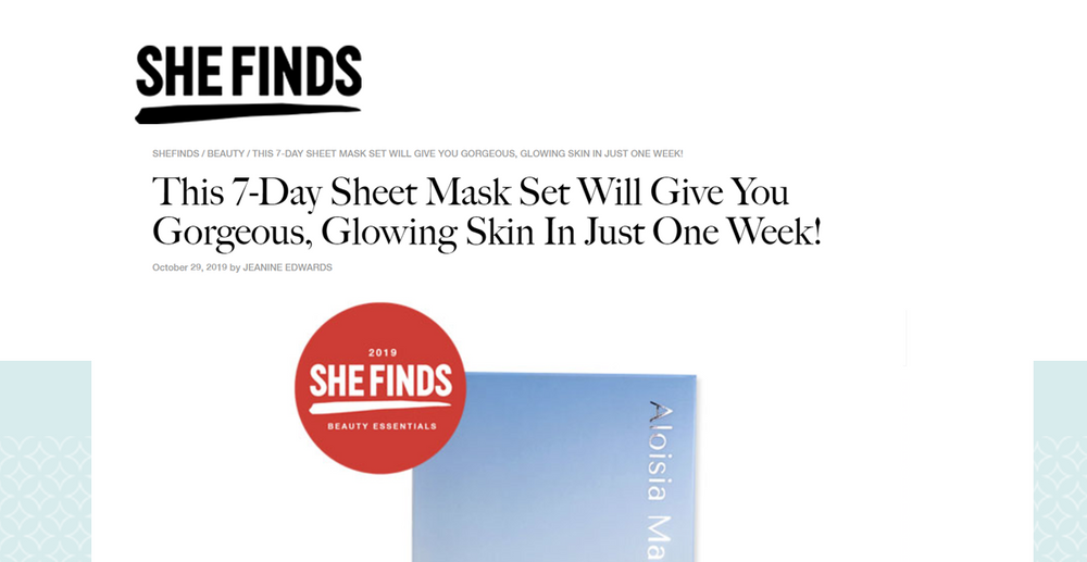 7-Day Sheet Mask Set, Beauty Essential