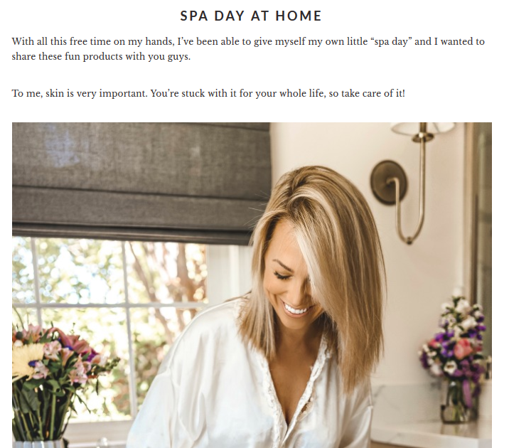Spa Day at Home