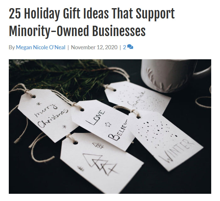 25 Holiday Gift Ideas That Support Minority-Owned Businesses