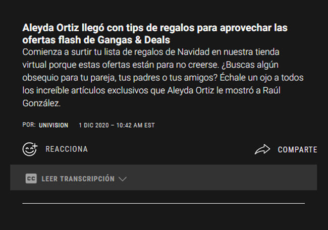 Aleyda Ortiz llegó con tips de regalos para aprovechar las ofertas flash de Gangas & Deals