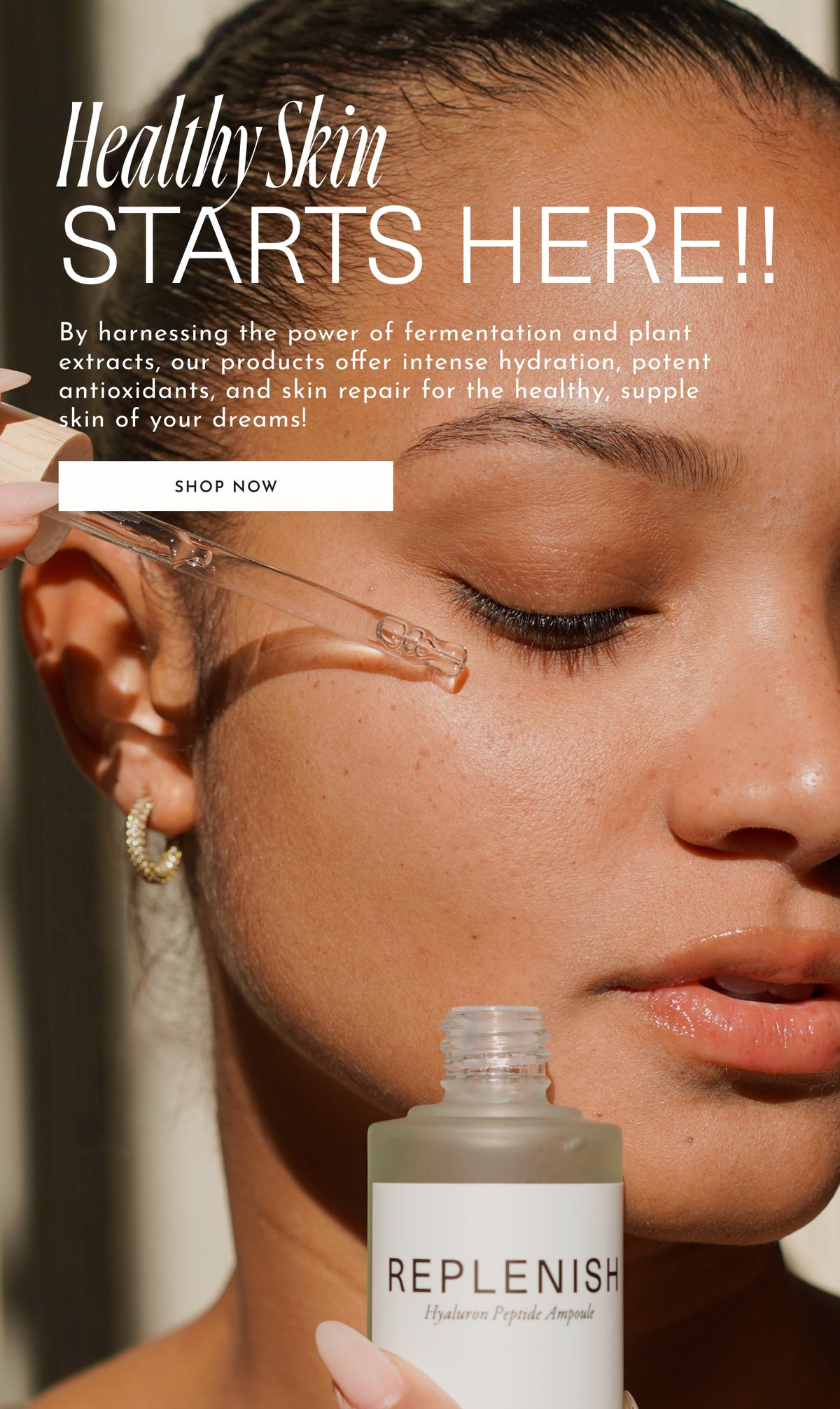 Aloisia Beauty Healthy Skin Starts here! By harnessing the power of fermentation and plant extracts, our products offer intense hydration, potent antioxidants, and skin repair for the healthy, supple skin of your dreams!