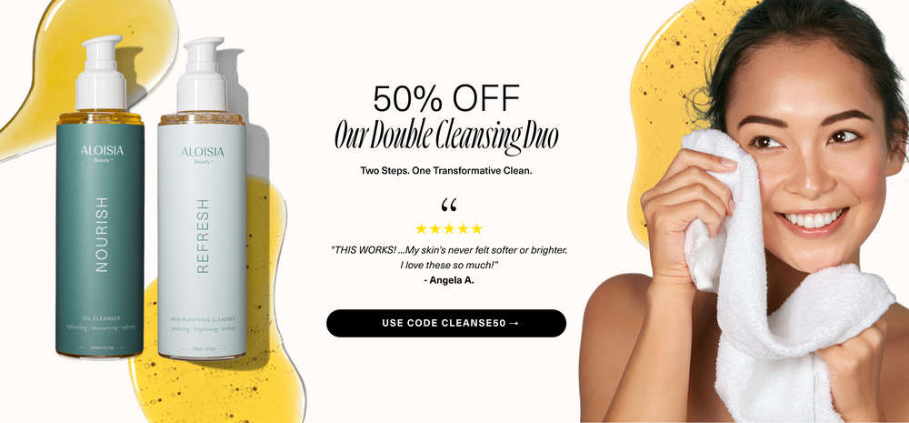 NOURISH & REFRESH Double Cleansing Set on Sale for 50%OFF with Code CLEANSE50